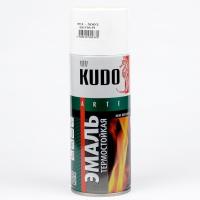 Кудо Эмаль аэрозоль. термостойкая белая . 0,52л (1